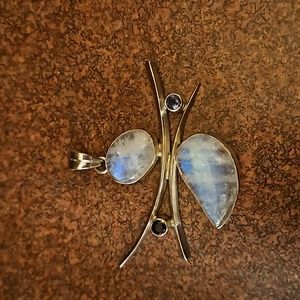 semiprecious stone pendant